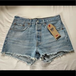 Levi High Rise 501 shorts